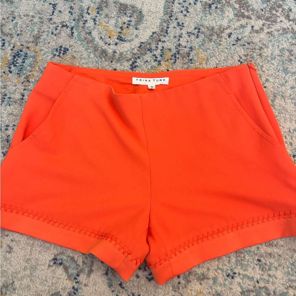 Trina Turk Bright Orange Shorts